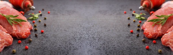 Étal de la boucherie Guillon